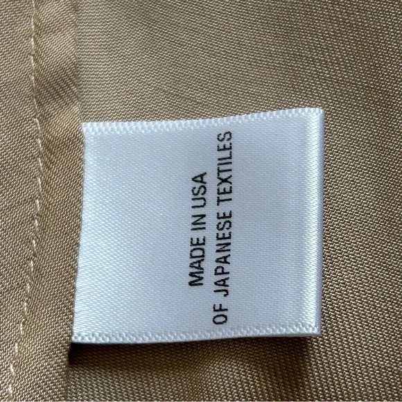 Cuyana Trench Wrap Midi Dress in Tan - Picture 10 of 12